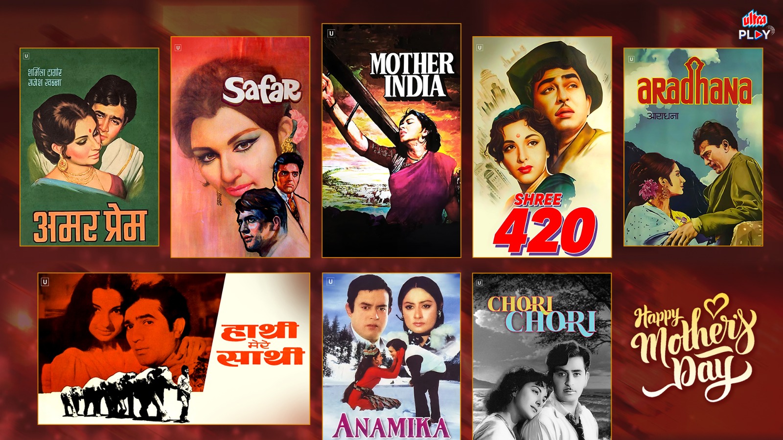 Mother&rsquo;s Day Special: Ultra Play OTT Celebrates Bollywood&rsquo;s Most Iconic Mother-Child Legacies